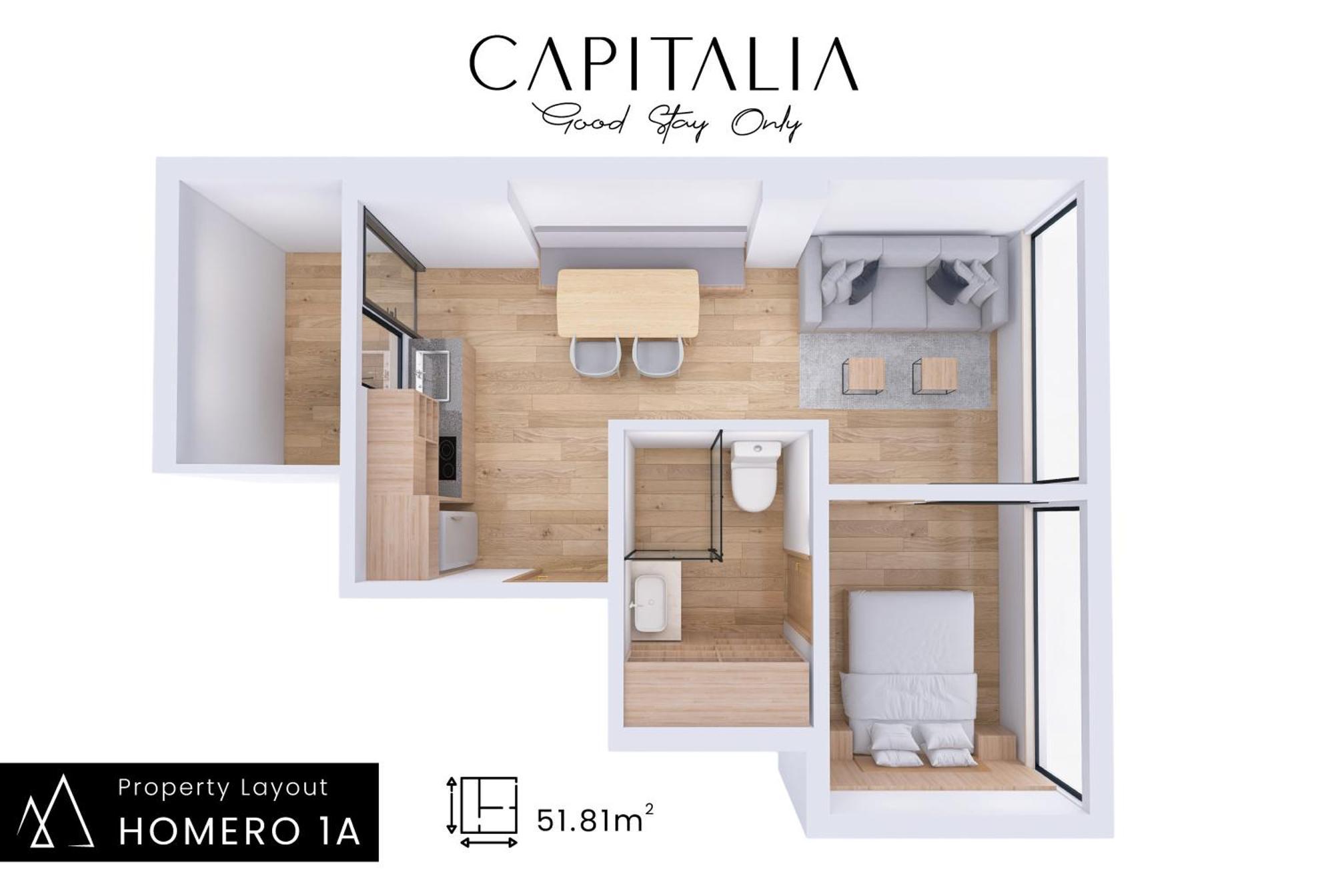 Capitalia - Luxury Apartments - Homero Mexikóváros Szoba fotó